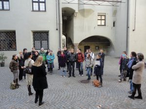 Sonderführung für Studierende des Instituts für Archäologien, 2011, Foto: Stadtarchäologie Hall i.T.