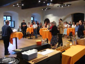 Eröffnung Sonderausstellung "Die Glashütte Hall in Tirol", 2009, Foto: Stadtarchäologie Hall i.T.